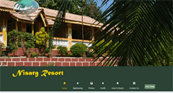 Desktop Screenshot of nisargresortguhagar.com