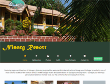 Tablet Screenshot of nisargresortguhagar.com